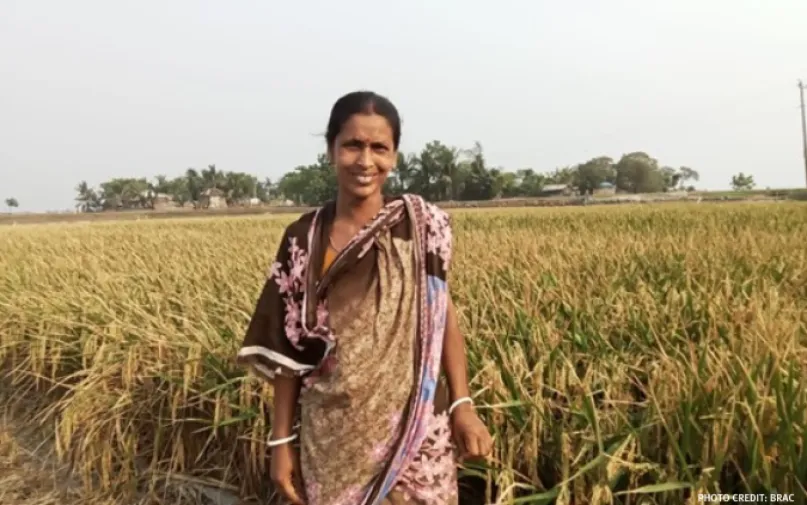 Woman farmer in Bangladesh