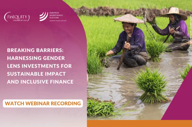 Women harvesting rice.