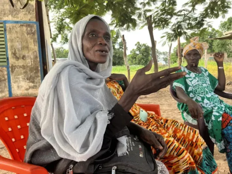 Des femmes utilisatrices des services de myAgro au Sénégal.