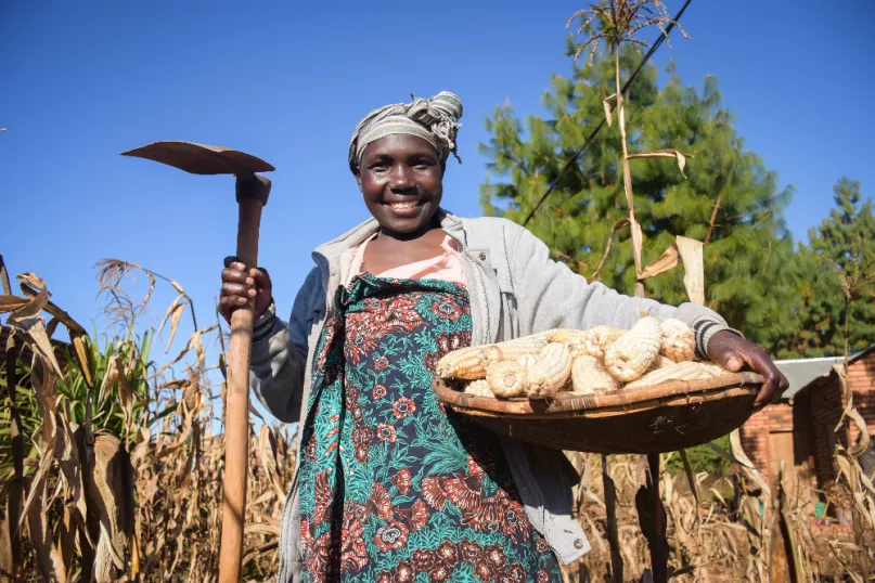 Farmer in Njombe, Tanzania. Photo by Dorcas Tinga, One Acre Fund.