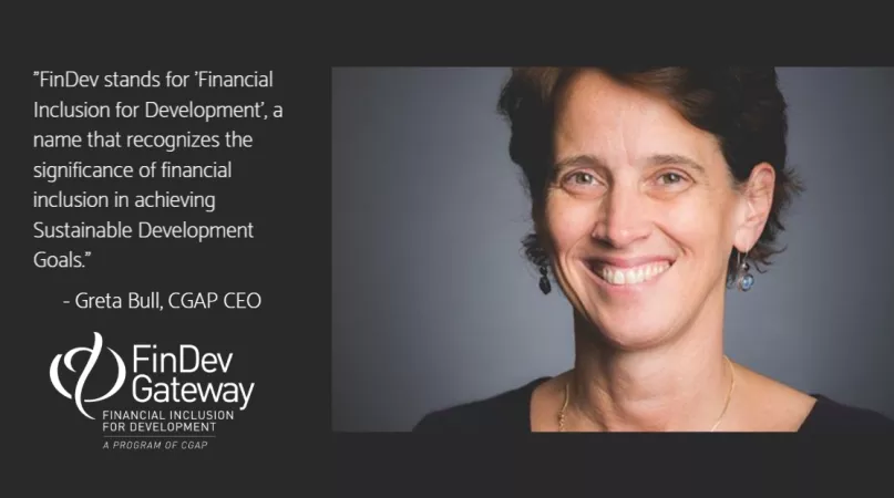 CGAP CEO Greta Bull: 