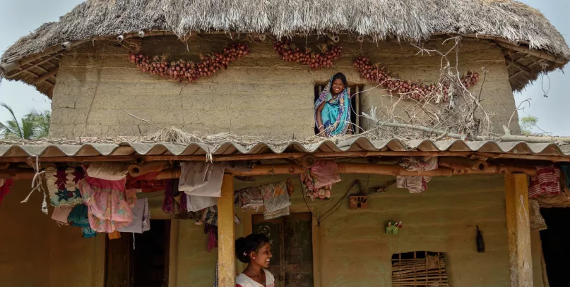 House in India. Photo credit: Sudipta Dutta Chowdhury, 2016 CGAP Photo Contest.