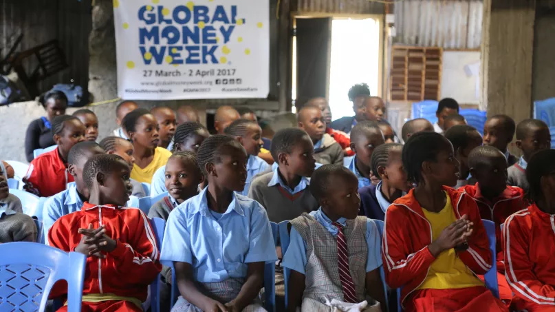 Global Money Week 2017, Kenya. Photo credit: Child & Youth Finance International