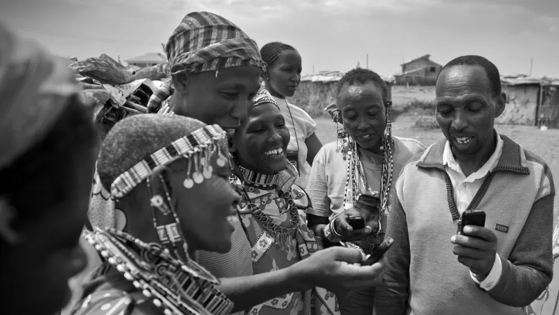 Masai Mobile Banking. Jay Bendixen, 2012 CGAP Photo Contest.