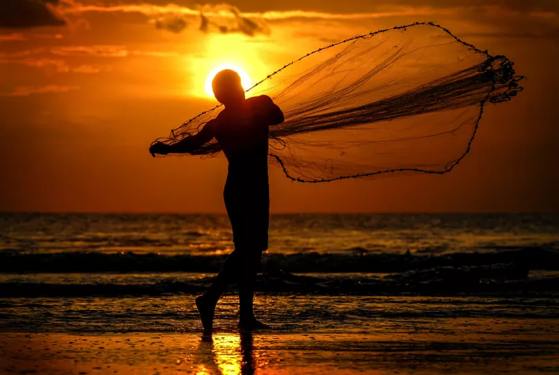 Pescador. Por Antonio Aragon Renuncio, Concurso de Fotografía CGAP 2016.