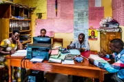 Coffee coop office in Uganda. Photo by Wim Opmeer, 2018 CGAP Photo Contest.