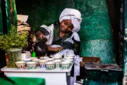 Pouring coffee, Ethiopia. Photo by Goran Jovic, 2014 CGAP Photo Contest.