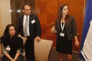 Jacklyn Berfond leads a sessions at the 2013 Women’s World Banking biannual Global Meeting in Amman, Jordan