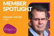 Headshot of Gerhard Coetzee.