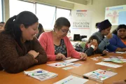 Foto: Taller de educación financiera. Gentileza FOSIS.