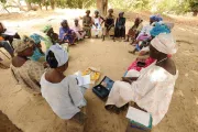 Savings group in Burkina Faso. Photo credit: Grameen Foundation