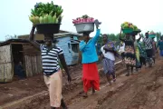 Women going to market on the Uganda-DR Congo border. Photo by Felix Warom Okello, 2015 CGAP Photo Contest.